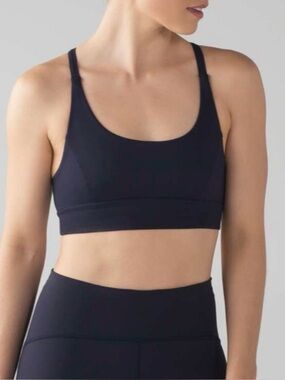 [Lululemon] Train Times Bra in Midnight Navy 6